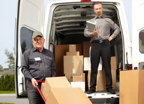 House removalists helping with a local move in Acton