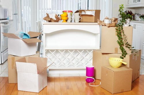 Office furniture dismantling and reassembly during a relocation