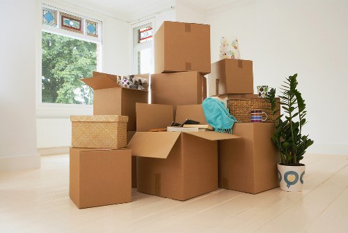 Removal crew handling items with care during transport